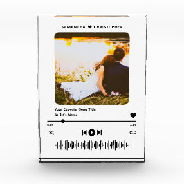 Bloque Para Fotos Nombre personalizado del reproductor de música de 