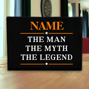Bloque Para Fotos Nombre Personalizado El Hombre El Mito La Leyenda