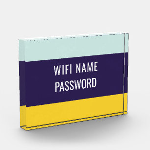 Bloque Para Fotos Nombre y contraseña de Beach Wifi