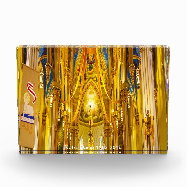 Bloque Para Fotos Notre Dame (1163-2019) (Anverso)