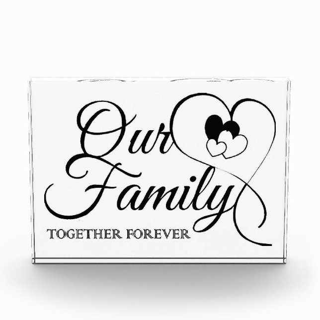 Bloque Para Fotos Nuestra familia (Anverso)