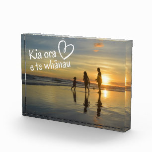Bloque Para Fotos NUEVA ZEALAND Whānau Family NZ Māori PERSONALIZADO