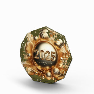 Bloque Para Fotos Nuevo año 2025 horizontal