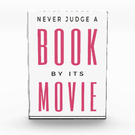 Bloque Para Fotos Nunca juzgues un libro por su película