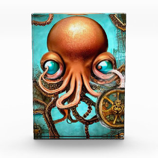 Bloque Para Fotos Octopus monstrual nautical Steampunk