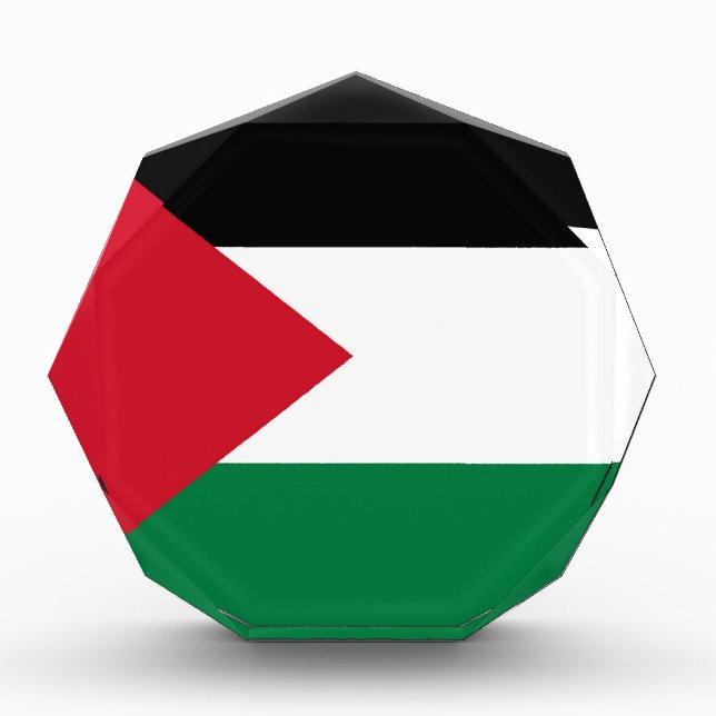 Bloque Para Fotos oficialmente bandera del Estado de Palestina (Anverso)