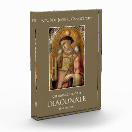 BLOQUE PARA FOTOS ORDINACIÓN DIACONATE DEACON ST. STEPHEN