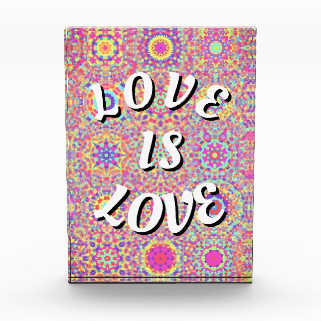 Bloque Para Fotos Orgullo Amor Es Amor  (Anverso)