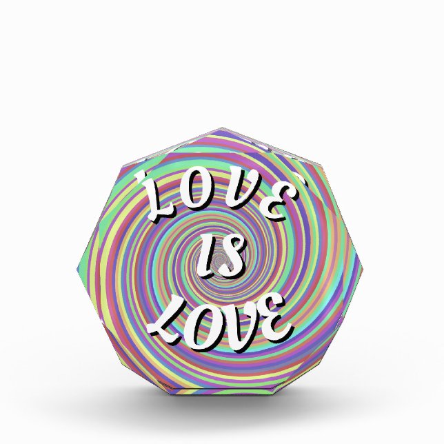 Bloque Para Fotos Orgullo Love Is Love  (Anverso)