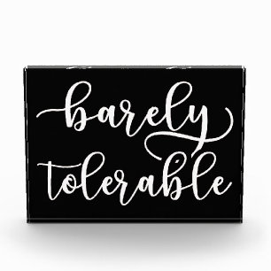 Bloque Para Fotos Orgullo Y Prejuicio - Apenas Tolerable I