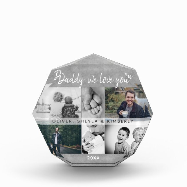 Bloque Para Fotos Padre con hijos y familia Padre Día 6 (Anverso)