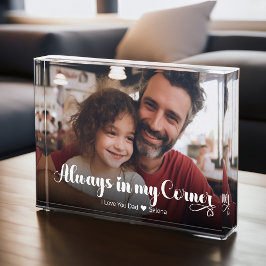 Bloque Para Fotos Padre Padre Siempre En Mi Esquina Horizontal