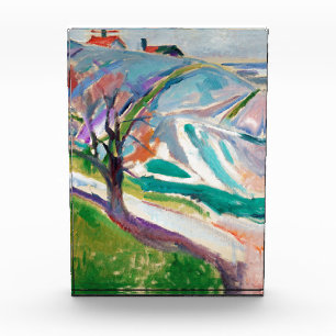 Bloque Para Fotos Paintaje paisajístico Edward Munch