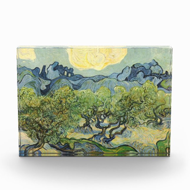 Bloque Para Fotos Paisaje de Olive Vincent Willem van Gogh (Anverso)