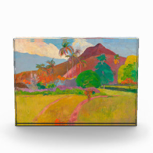 Bloque Para Fotos Paisaje tahitiano Paul Gauguin Post-impresionista