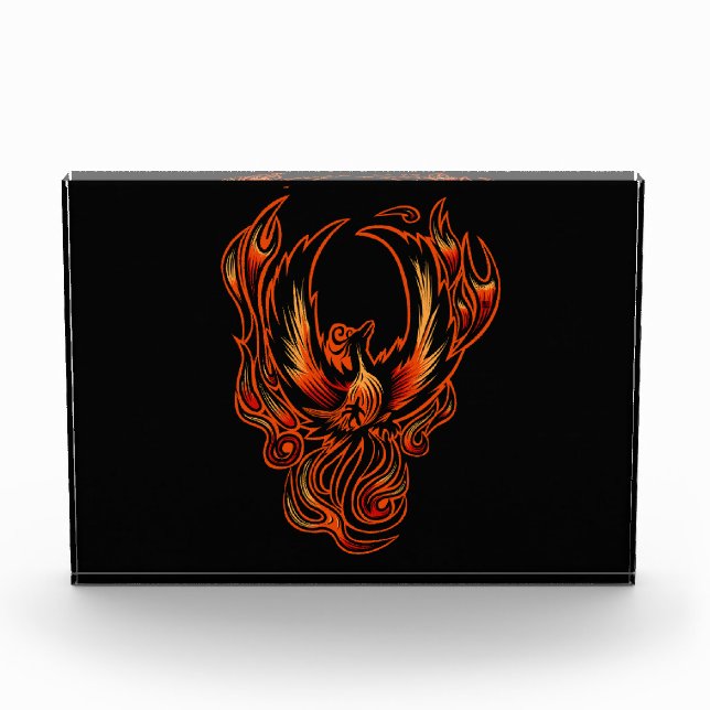 Bloque Para Fotos Pájaro De Fuego (Anverso)