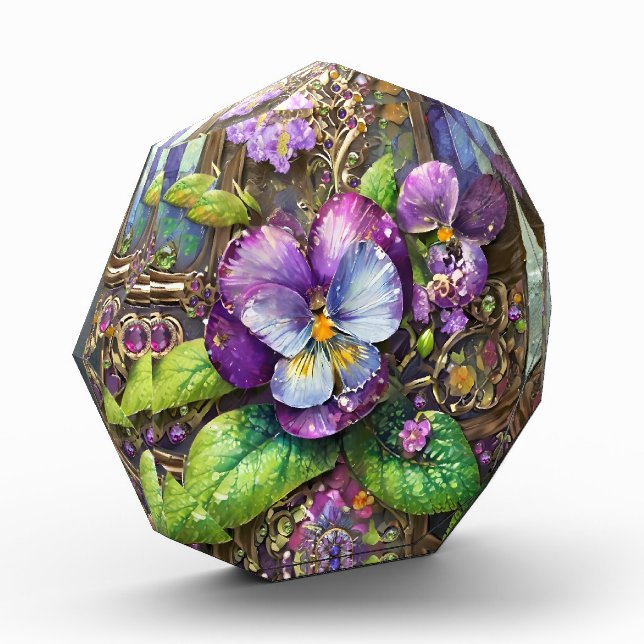 Bloque Para Fotos Pájaros en flor violan el huevo de Pascua (Izquierda)