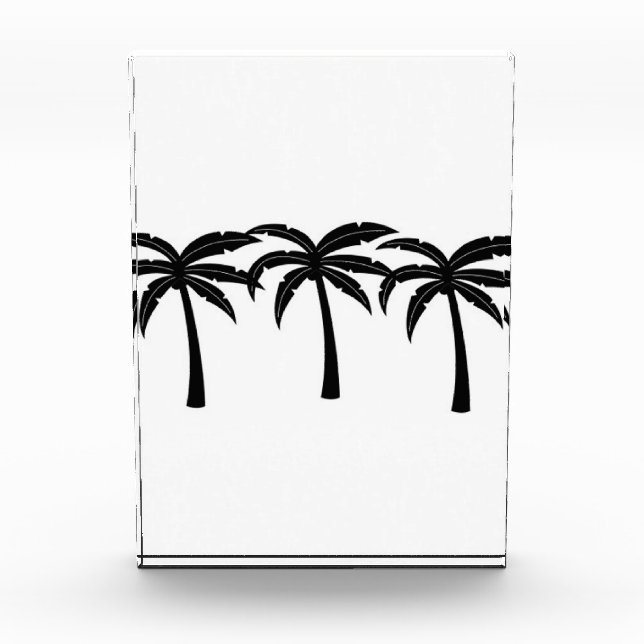 Bloque Para Fotos Palmeras Tropicales (Anverso)