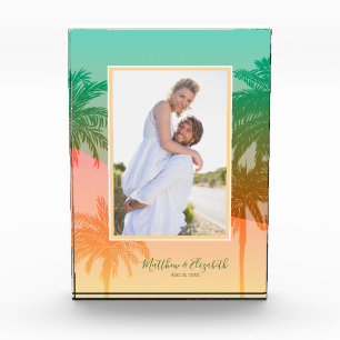 Bloque Para Fotos Palmeras Tropicales Personalizadas