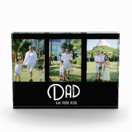 Bloque Para Fotos Papá Estableció Texto Grunge 3