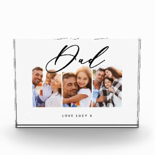 Bloque Para Fotos papá lindo guión moderno multifotografía 