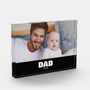 Bloque Para Fotos Papá Personalizado Establecido Moderno