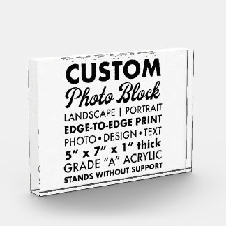 Bloque Para Fotos Papel fotográfico de paisaje personalizado persona