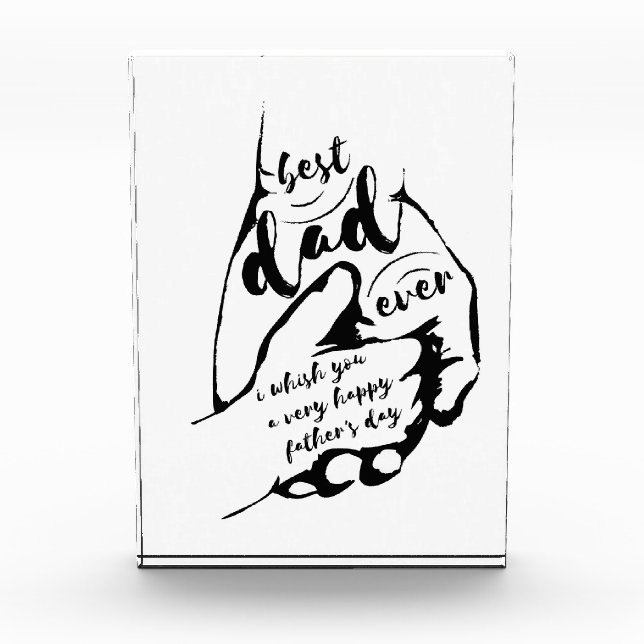 Bloque Para Fotos Papi y mis manos (Anverso)