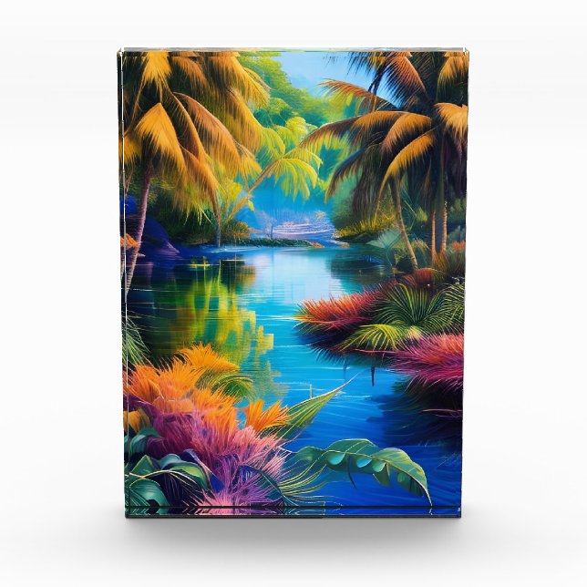 Bloque Para Fotos Paraíso tropical II (Anverso)