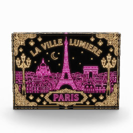 Bloque Para Fotos Paris Neon Design Photo Block
