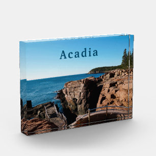 Bloque Para Fotos Parque Nacional Acadia Thunder Hole Maine