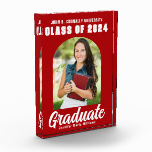 Bloque Para Fotos Partido de Graduación de Arco Moderno de Graduado 