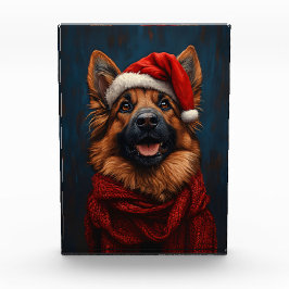 Bloque Para Fotos Pastor alemán en un Sombrero