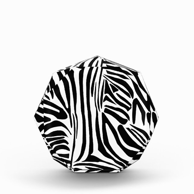 Bloque Para Fotos Patrón de cebra (Anverso)