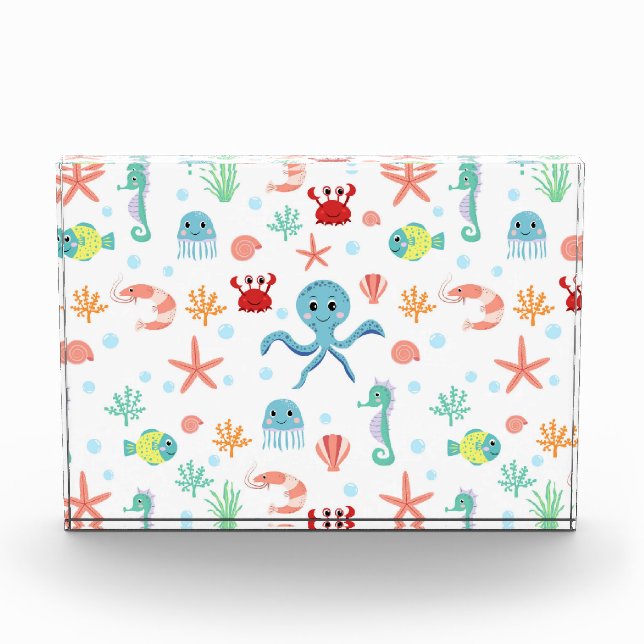 Bloque Para Fotos patrón de Sea World (Anverso)