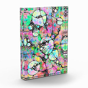 Bloque Para Fotos Patrón Pintado A Mano Y Digitalmente Art. 31
