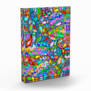 Bloque Para Fotos Patrón Pintado A Mano Y Digitalmente Art 54
