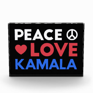 Bloque Para Fotos Paz Amar Kamala I - Kamala Harris Por Presidente