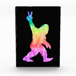 Bloque Para Fotos Peace Love Bigfoot