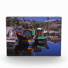 Bloque Para Fotos Peak Forest Canal Derbyshire Inglaterra