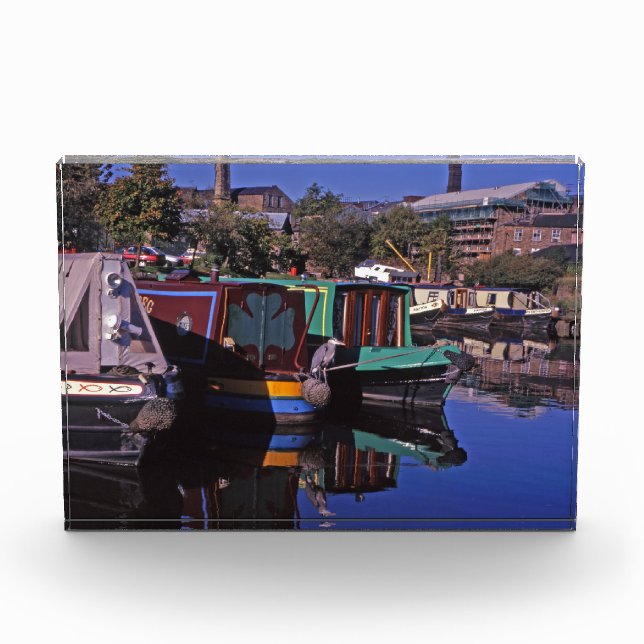 Bloque Para Fotos Peak Forest Canal Derbyshire Inglaterra (Anverso)