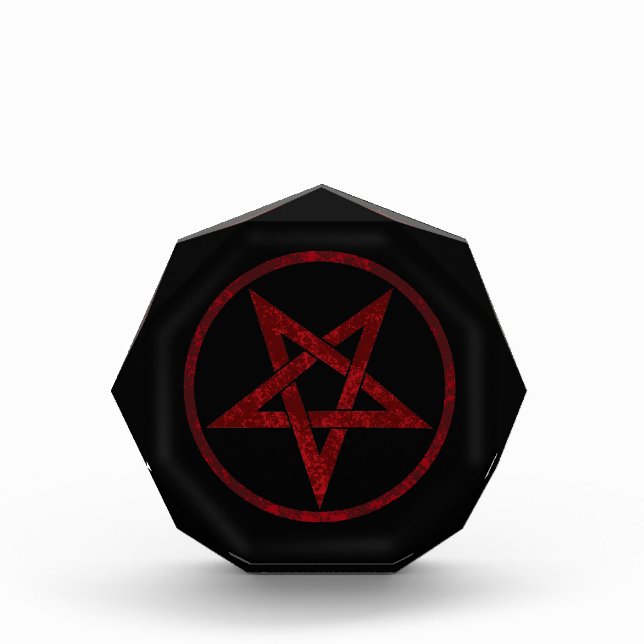 Bloque Para Fotos Pentagram del diablo Rojo (Anverso)