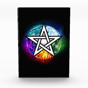 Bloque Para Fotos Pentagrama de Wiccan