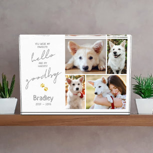 Bloque Para Fotos Pérdida de Mascota Mi Adiós Más Difícil Recuerdo M
