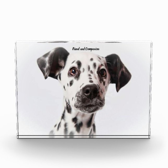 Bloque Para Fotos Perro Dalmata. (Anverso)