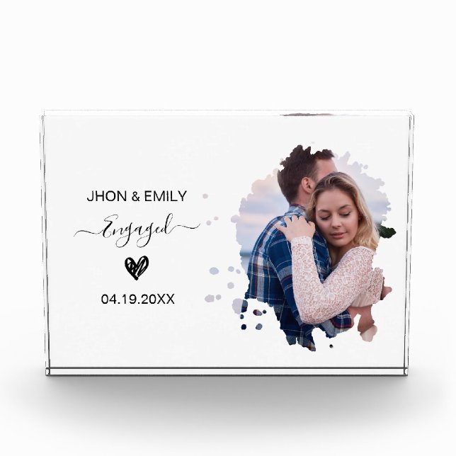 Bloque Para Fotos Personalised Anniversary Photo Gift For Couple  (Anverso)
