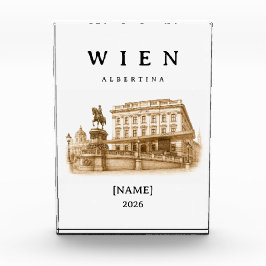 Bloque Para Fotos Personalisierte Wien Albertina | Name & Jahr