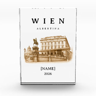 Bloque Para Fotos Personalisierte Wien Albertina | Name & Jahr