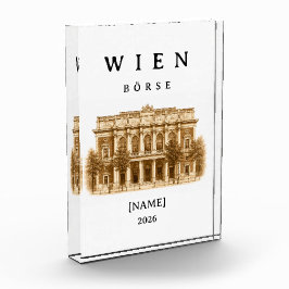 Bloque Para Fotos Personalisierte Wien Börse | Name & Jahr