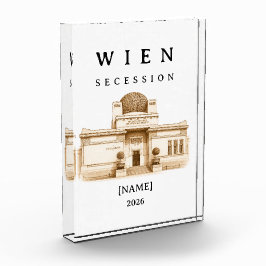 Bloque Para Fotos Personalisierte Wien Secession | Name & Jahr